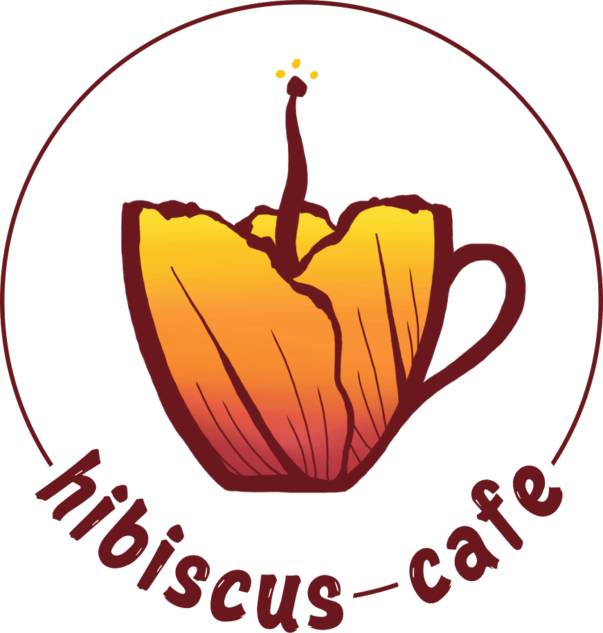 Hibiscus Cafe Barbados Round Logo