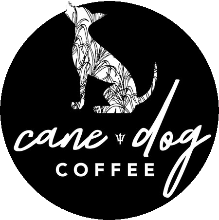 Hibiscus Cafe Oistins Cane Dog Coffee Logo